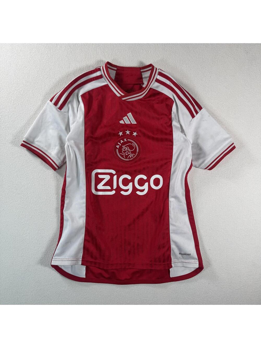 Adidas Ajax 23/24 Home Soccer Football Kit Jersey Authentic